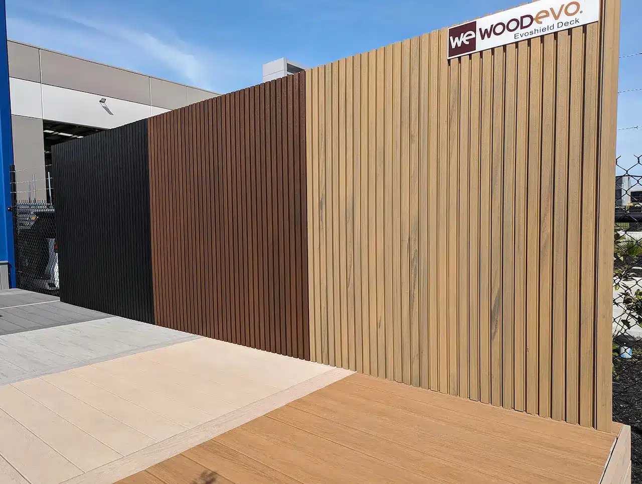 WoodEvo Composite Cladding Example Colours